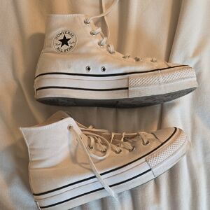 Converse Women's White High-Top Sneakers